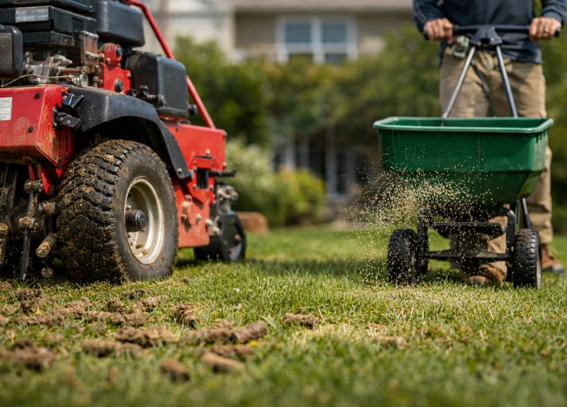 lawn aeration and overseeding northern virginia